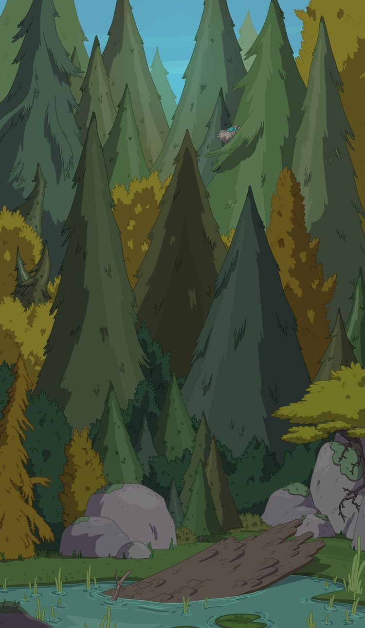 Adventure Time Landscapes Wallpapers