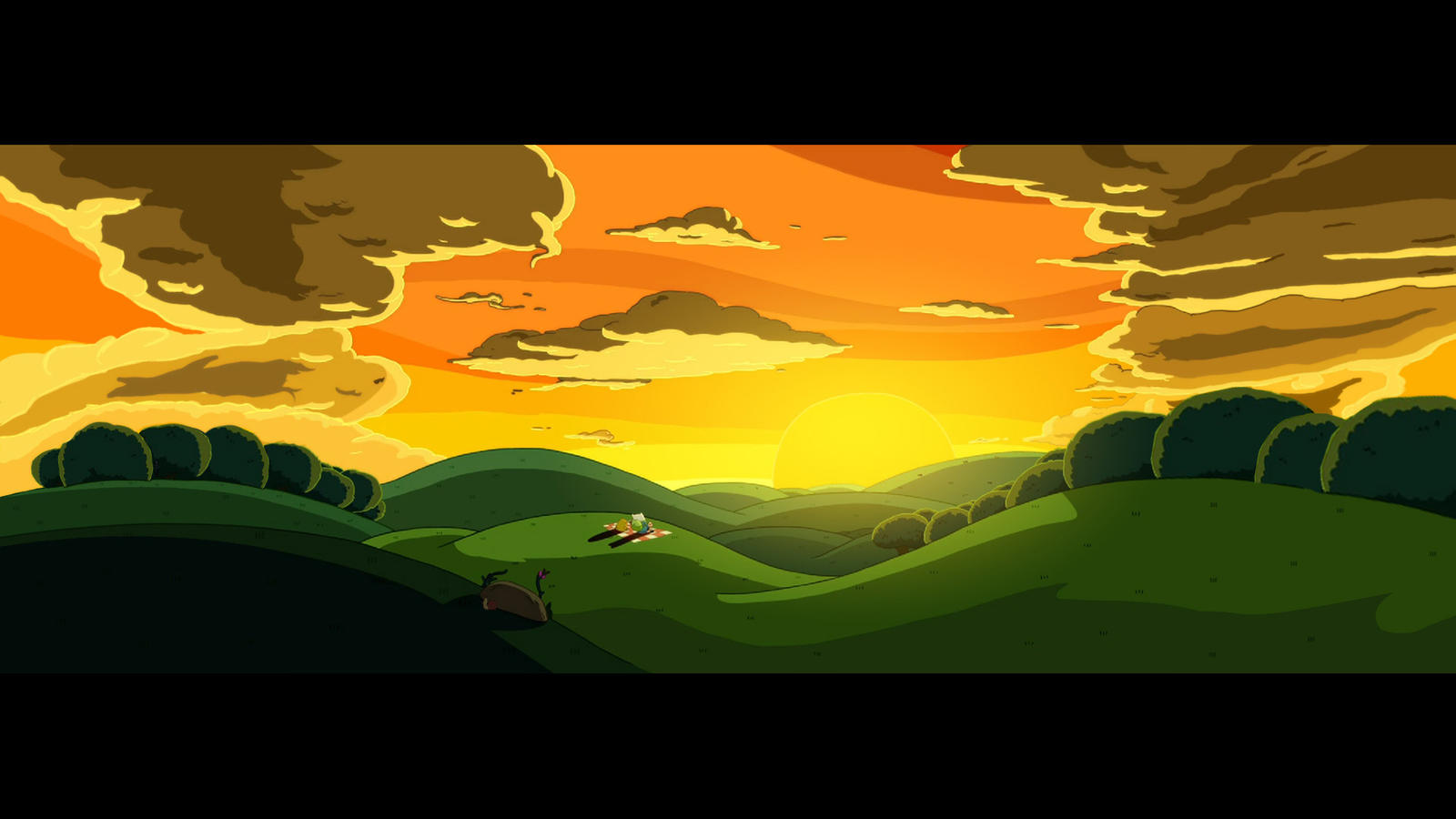 Adventure Time Landscapes Wallpapers