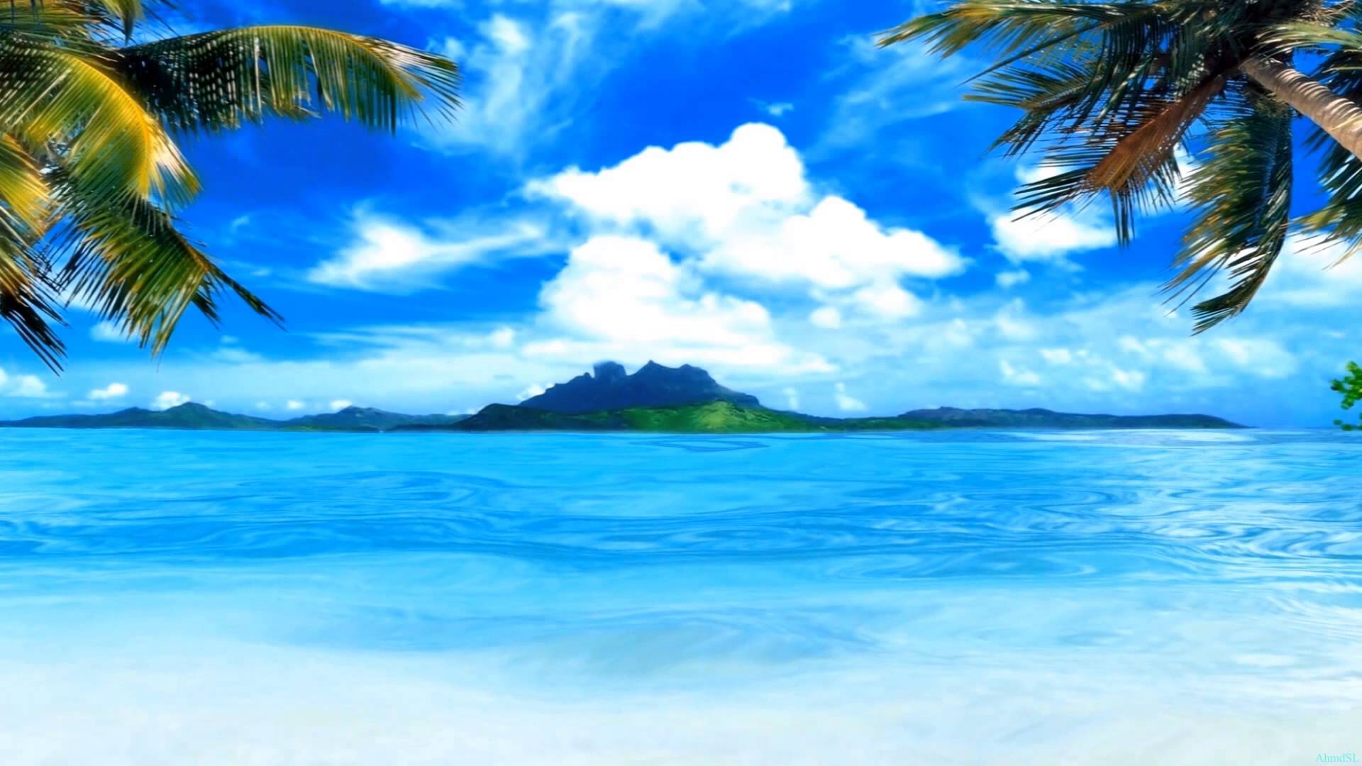 Cartoon Beach Wallpapers