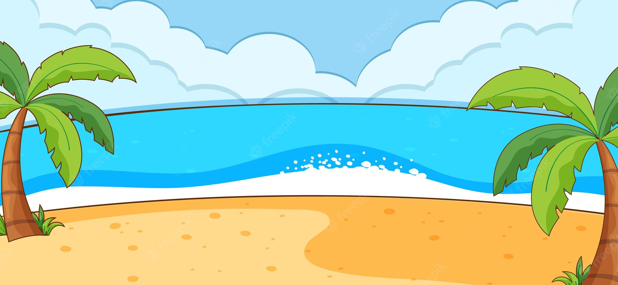 Cartoon Beach Wallpapers