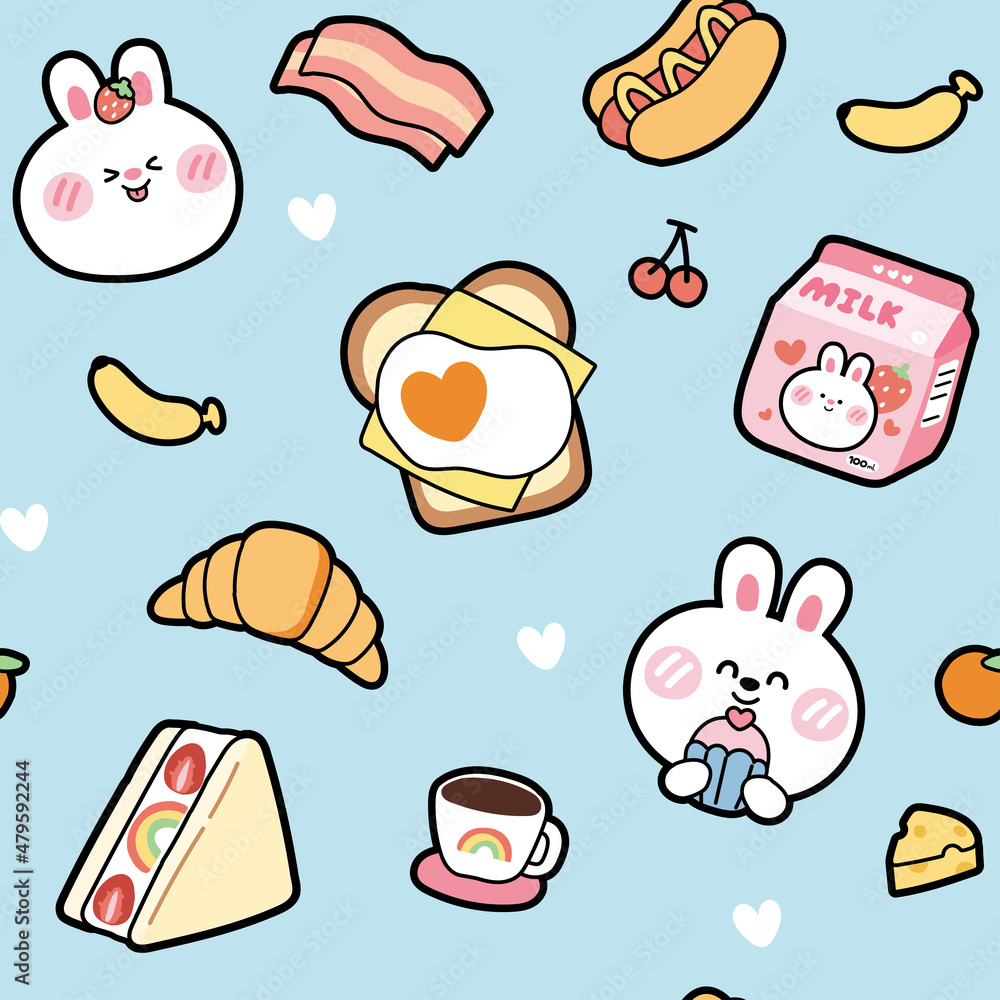 Cartoon Breakfast Wallpapers