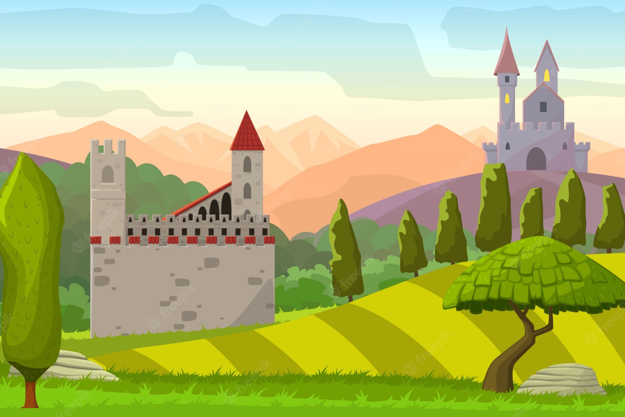 Cartoon Castle Wallpapers