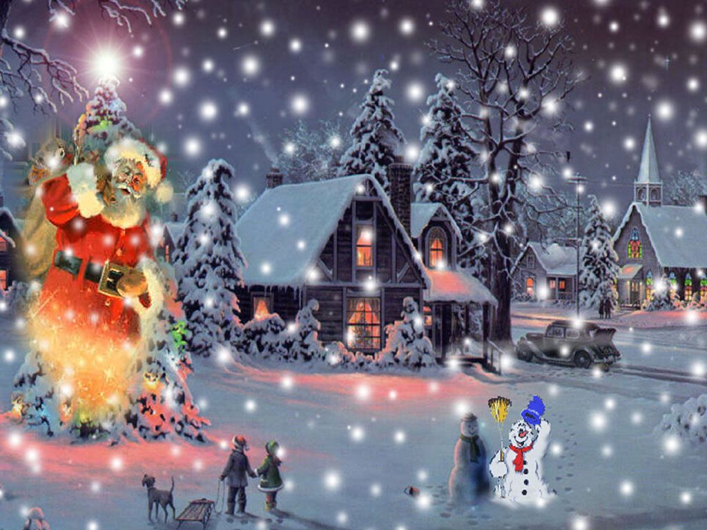 Cartoon Christmas Wallpapers