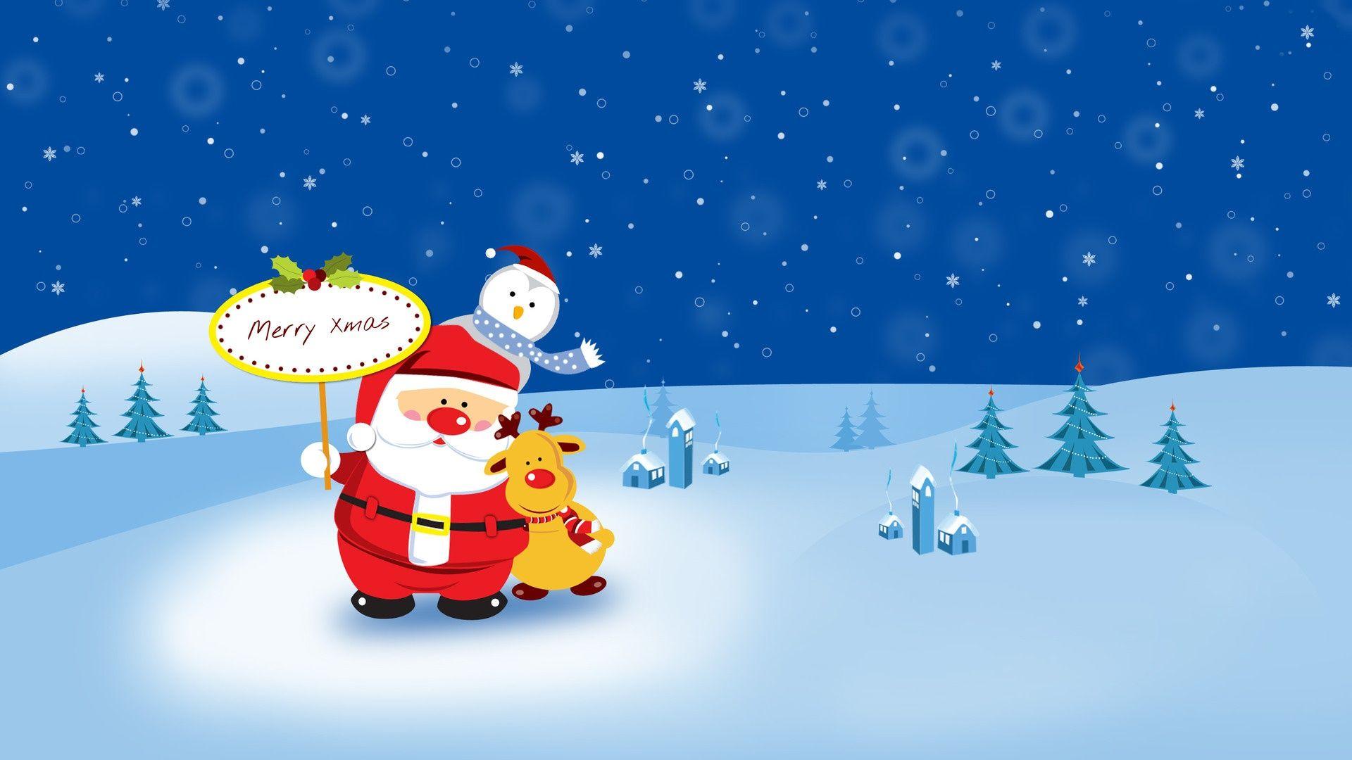 Cartoon Christmas Wallpapers