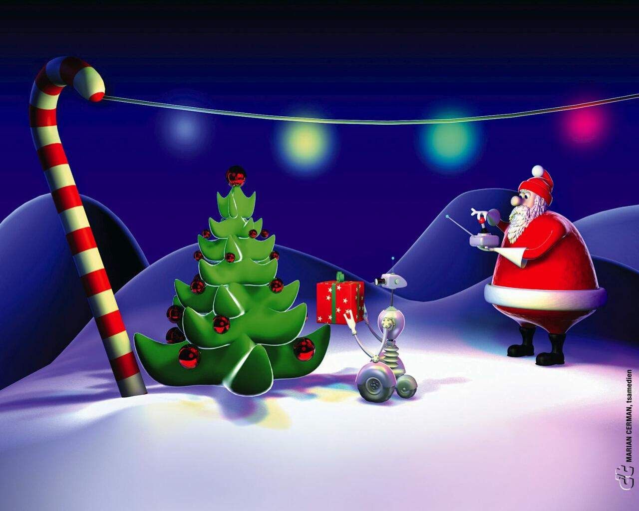 Cartoon Christmas Wallpapers