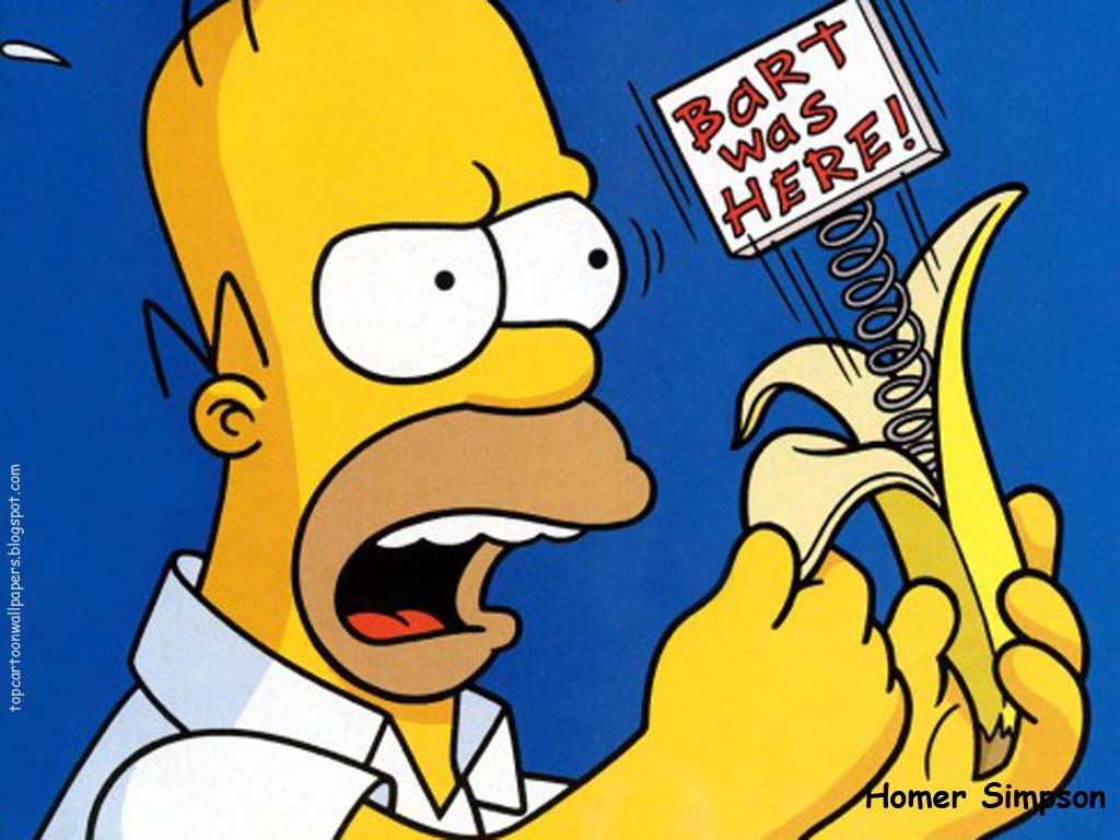 Cartoon Cool Bart Simpson Desktop Wallpapers