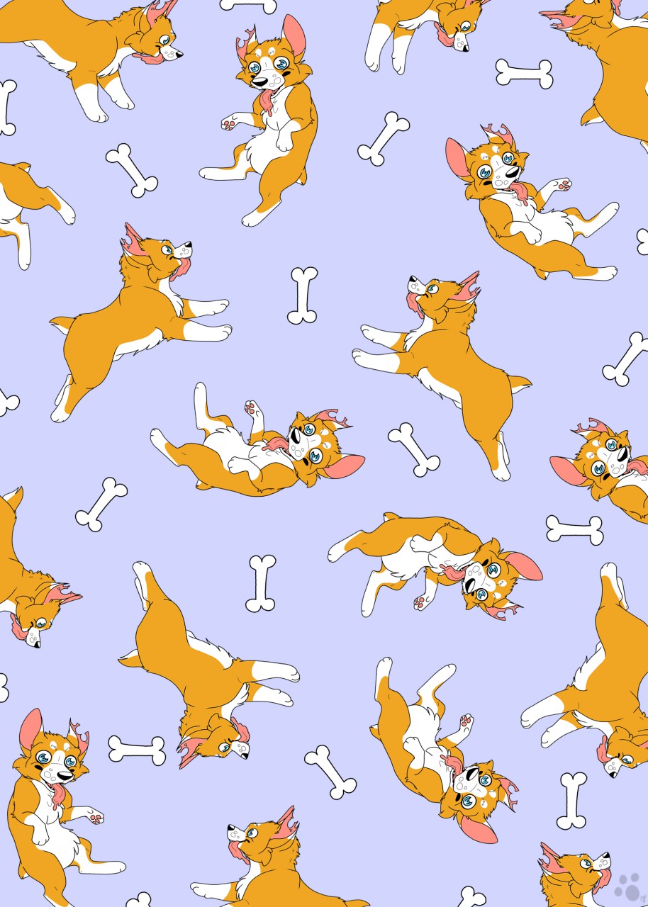 Cartoon Corgi Wallpapers