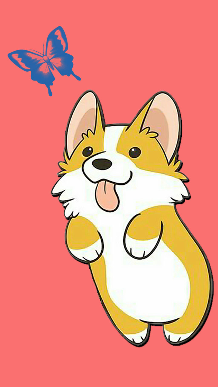 Cartoon Corgis Wallpapers