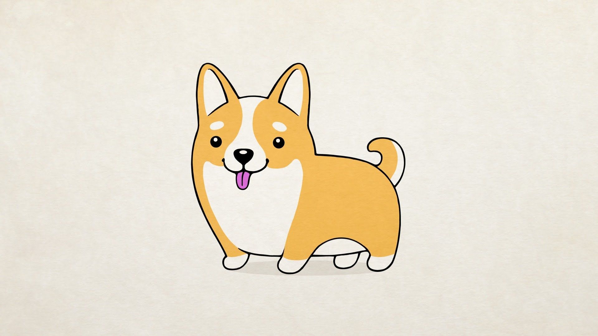 Cartoon Corgis Wallpapers