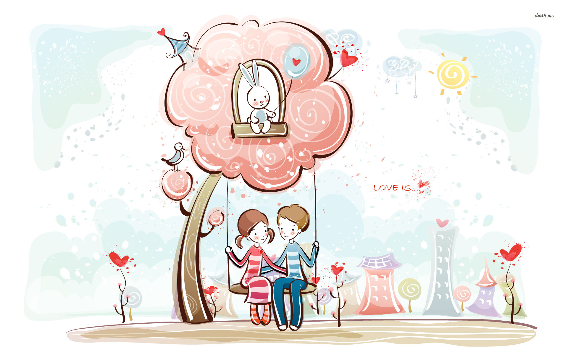 Cartoon Couples Wallpapers