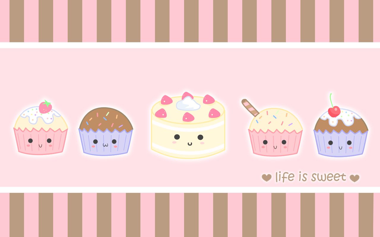 Cartoon Cupcake Wallpapers