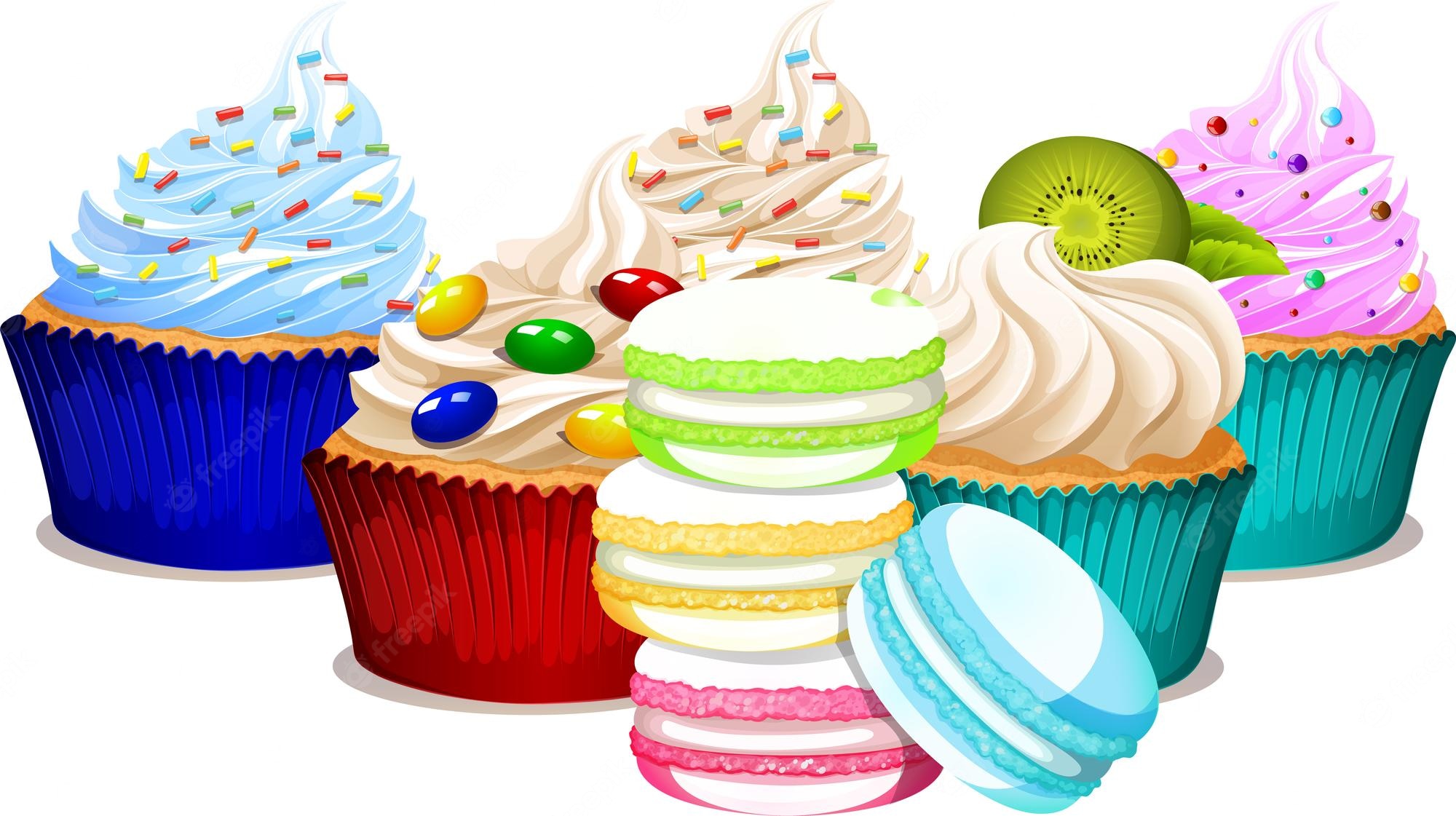 Cartoon Cupcake Wallpapers