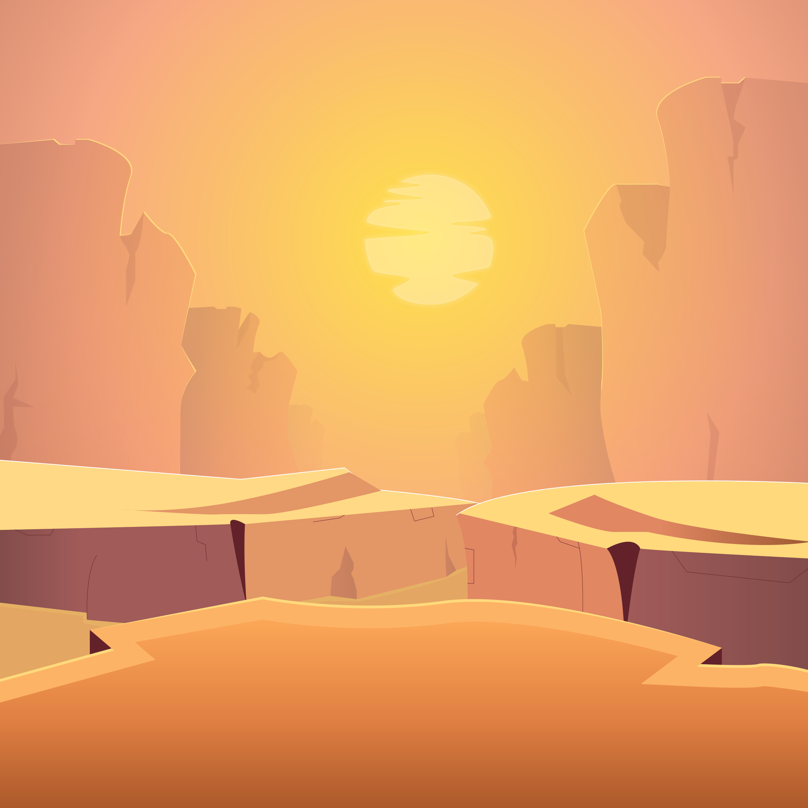 Cartoon Desert Wallpapers