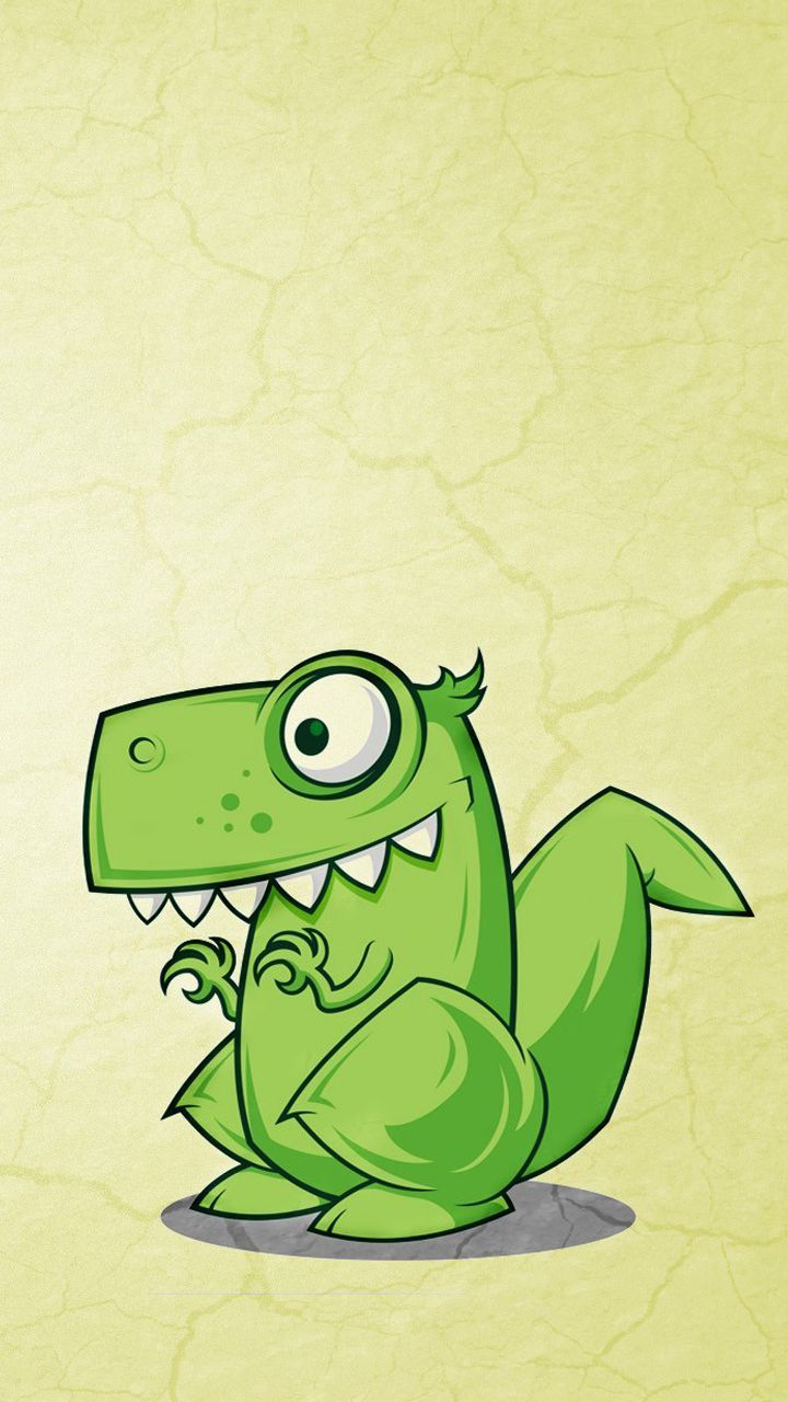 Cartoon Dinosaur Phone Wallpapers