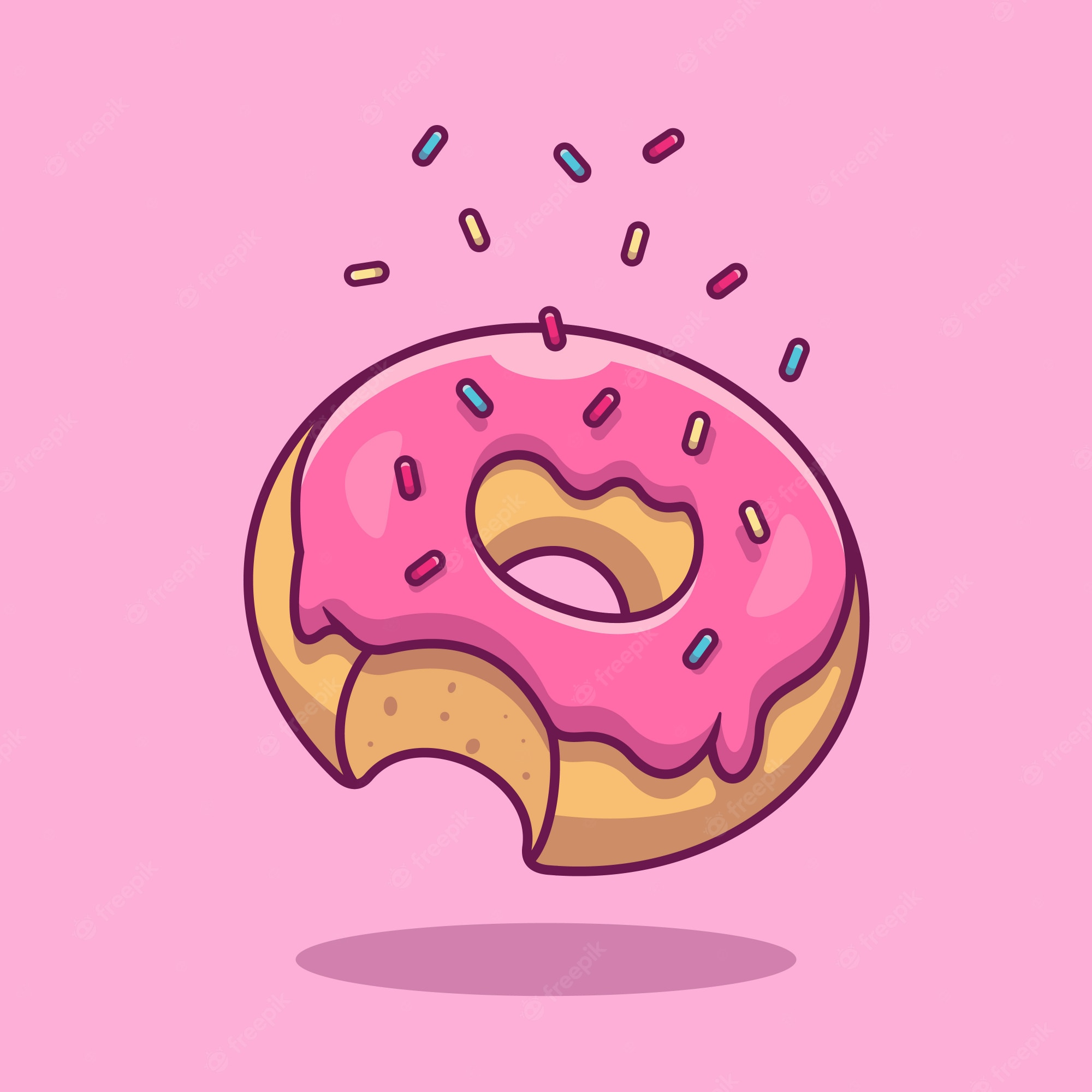 Cartoon Donut Wallpapers