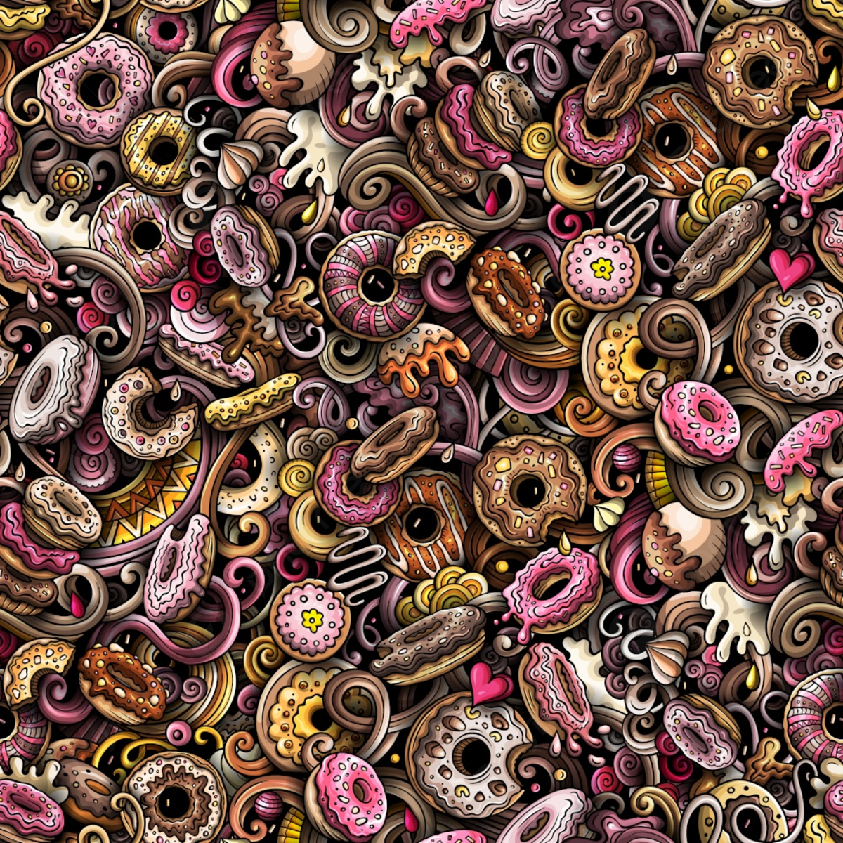 Cartoon Donut Wallpapers