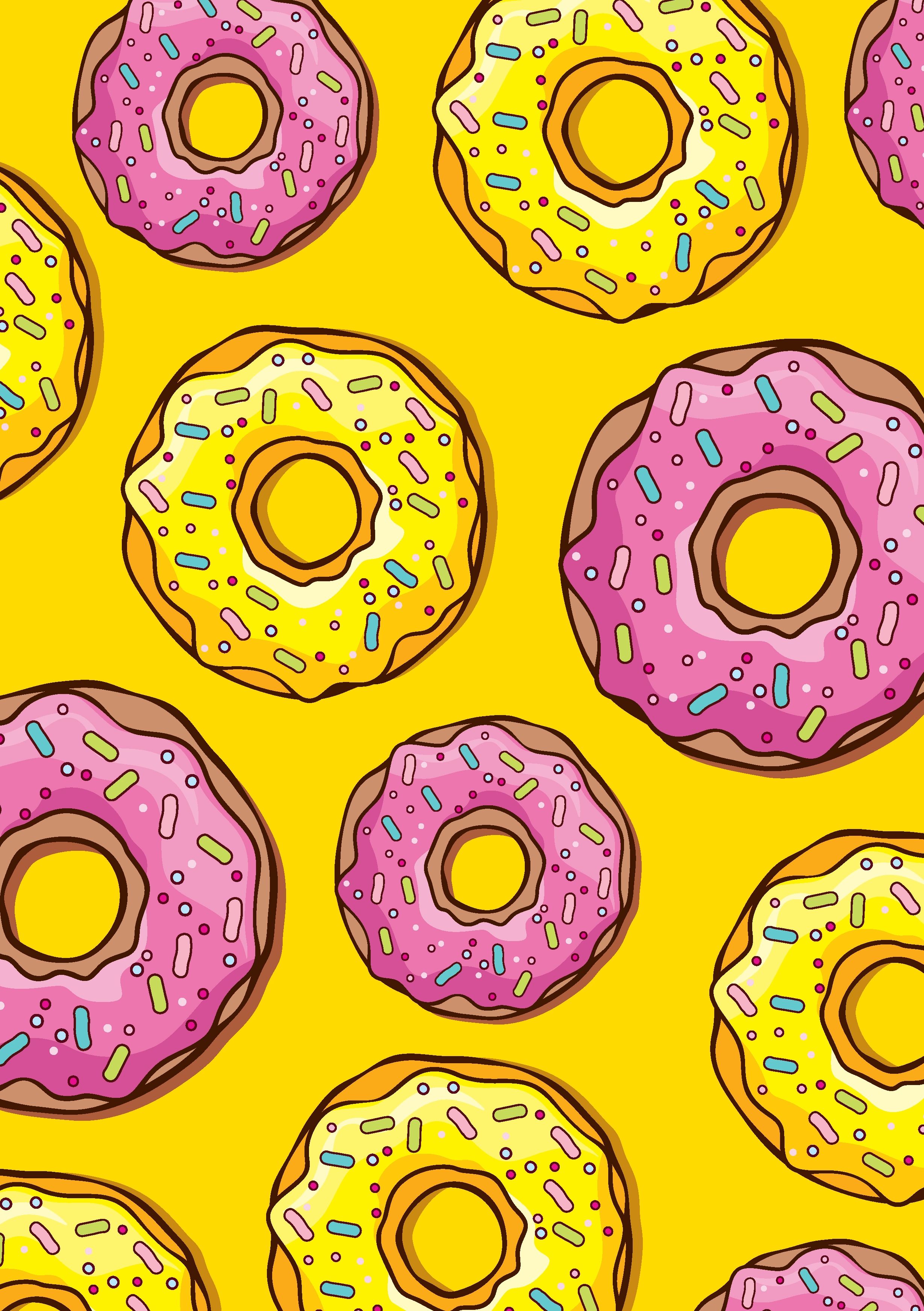 Cartoon Donut Wallpapers