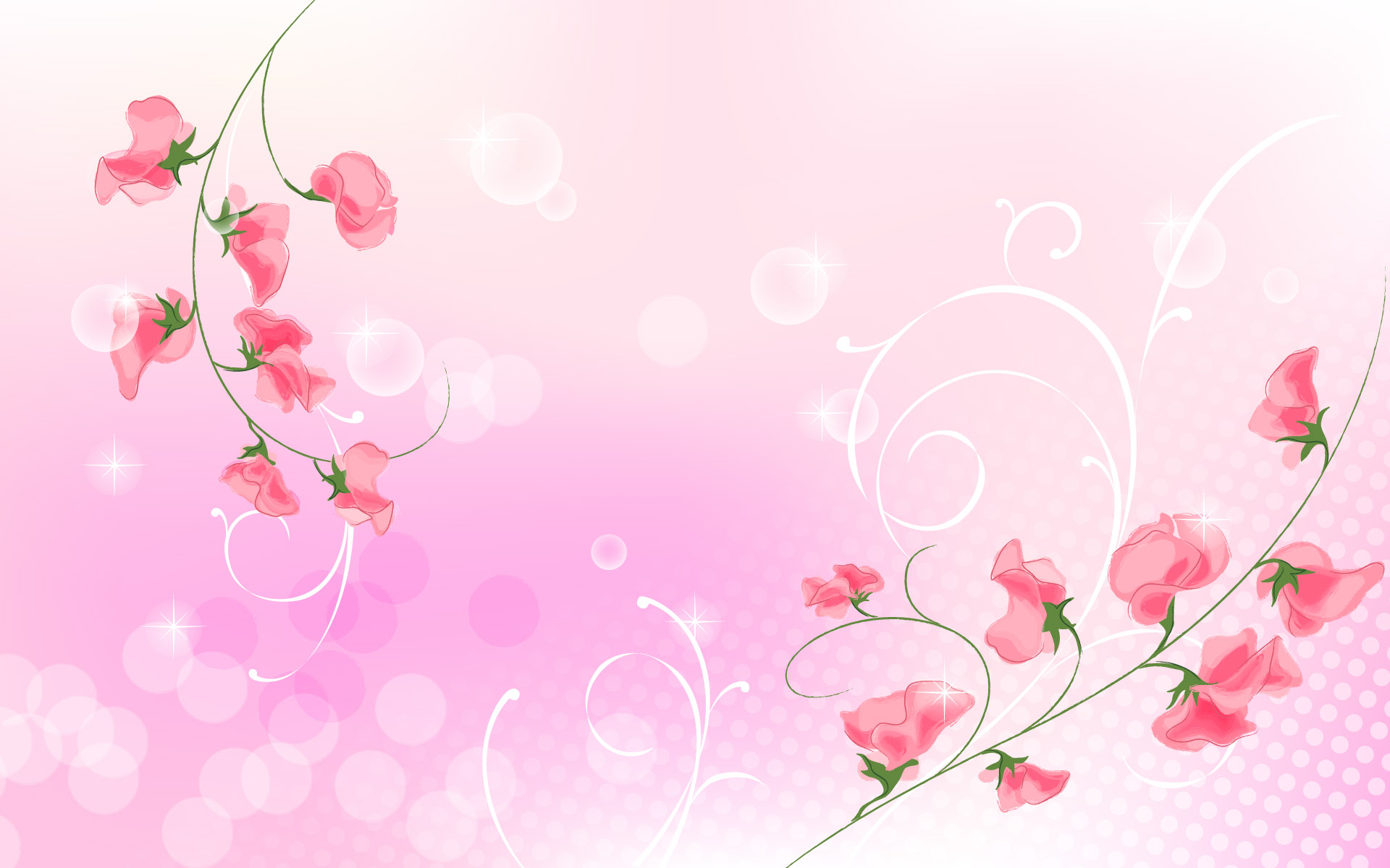 Cartoon Flowers Wallpapers