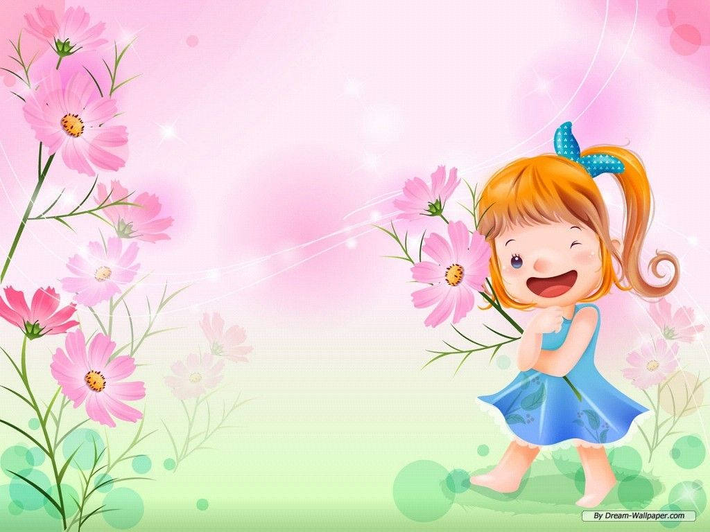 Cartoon Flowers Wallpapers