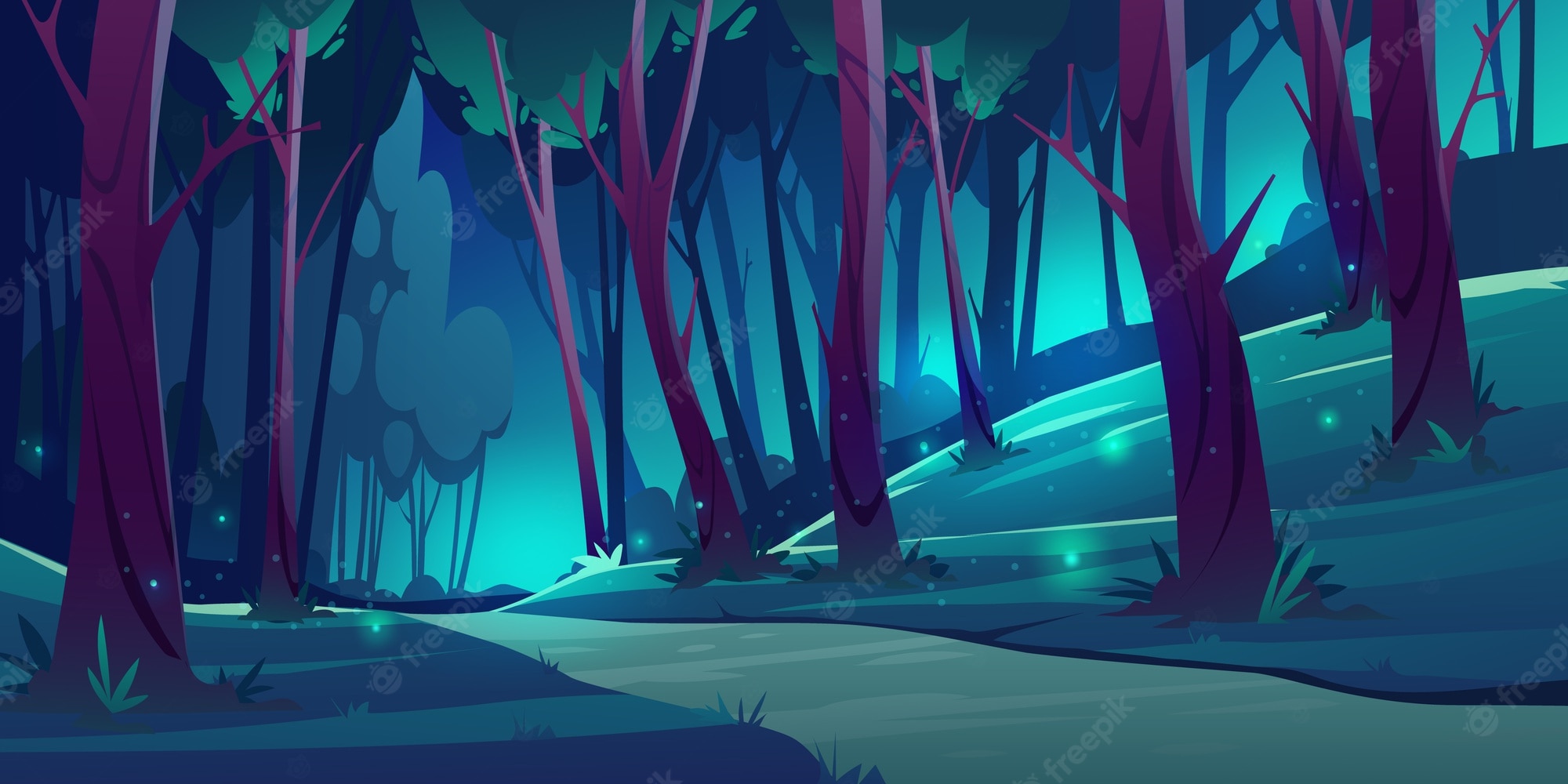 Cartoon Forest Wallpapers