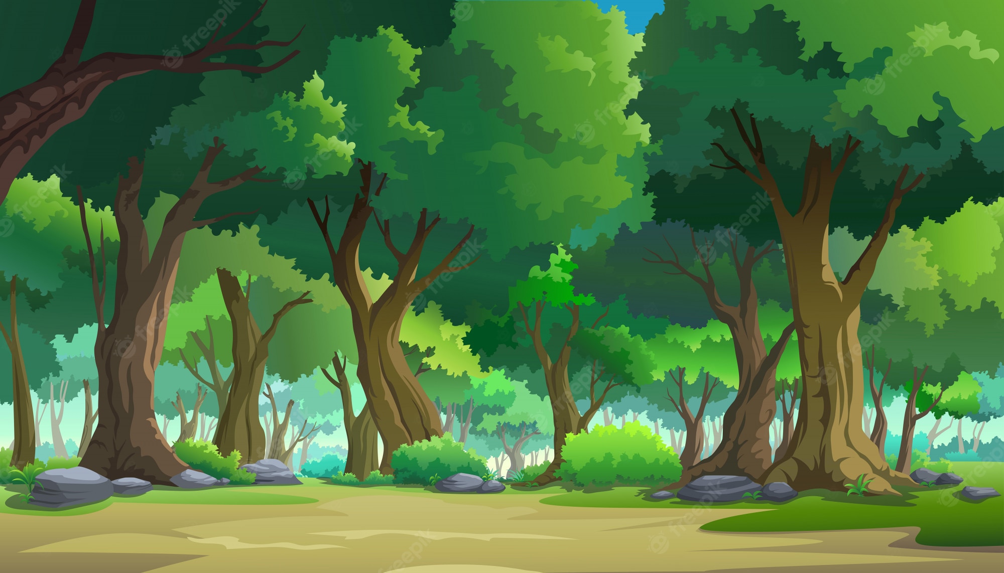 Cartoon Forest Wallpapers