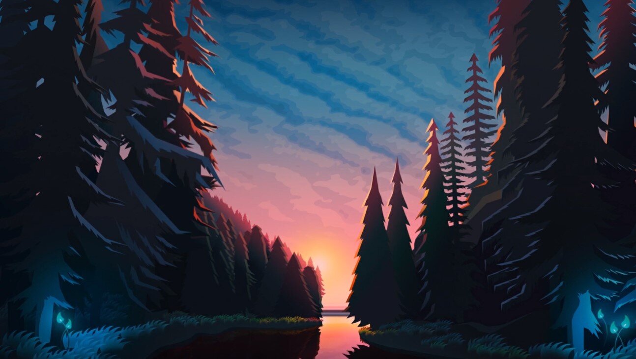 Cartoon Forest Wallpapers