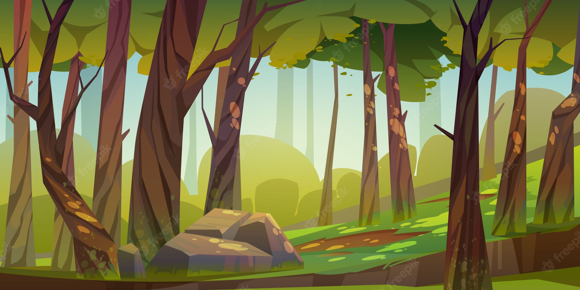 Cartoon Forest Wallpapers
