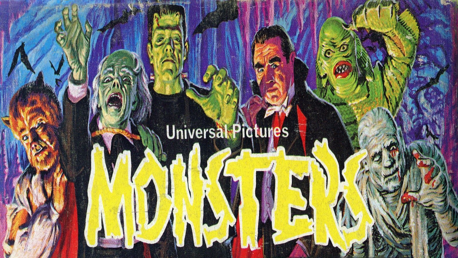 Cartoon Halloween Monsters Wallpapers