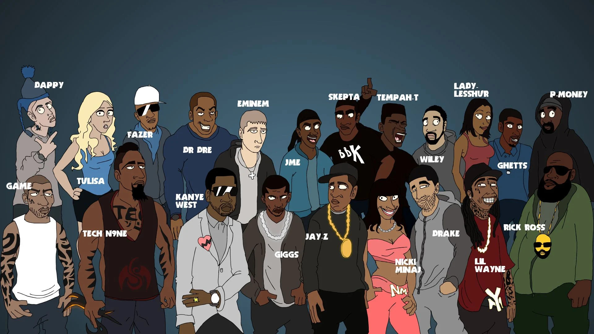 Cartoon Hip Hop Wallpapers