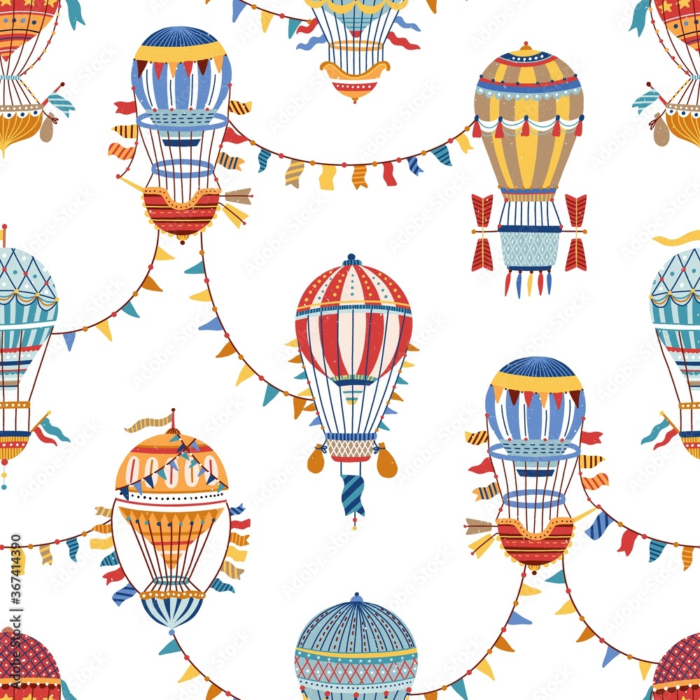 Cartoon Hot Air Balloon Wallpapers
