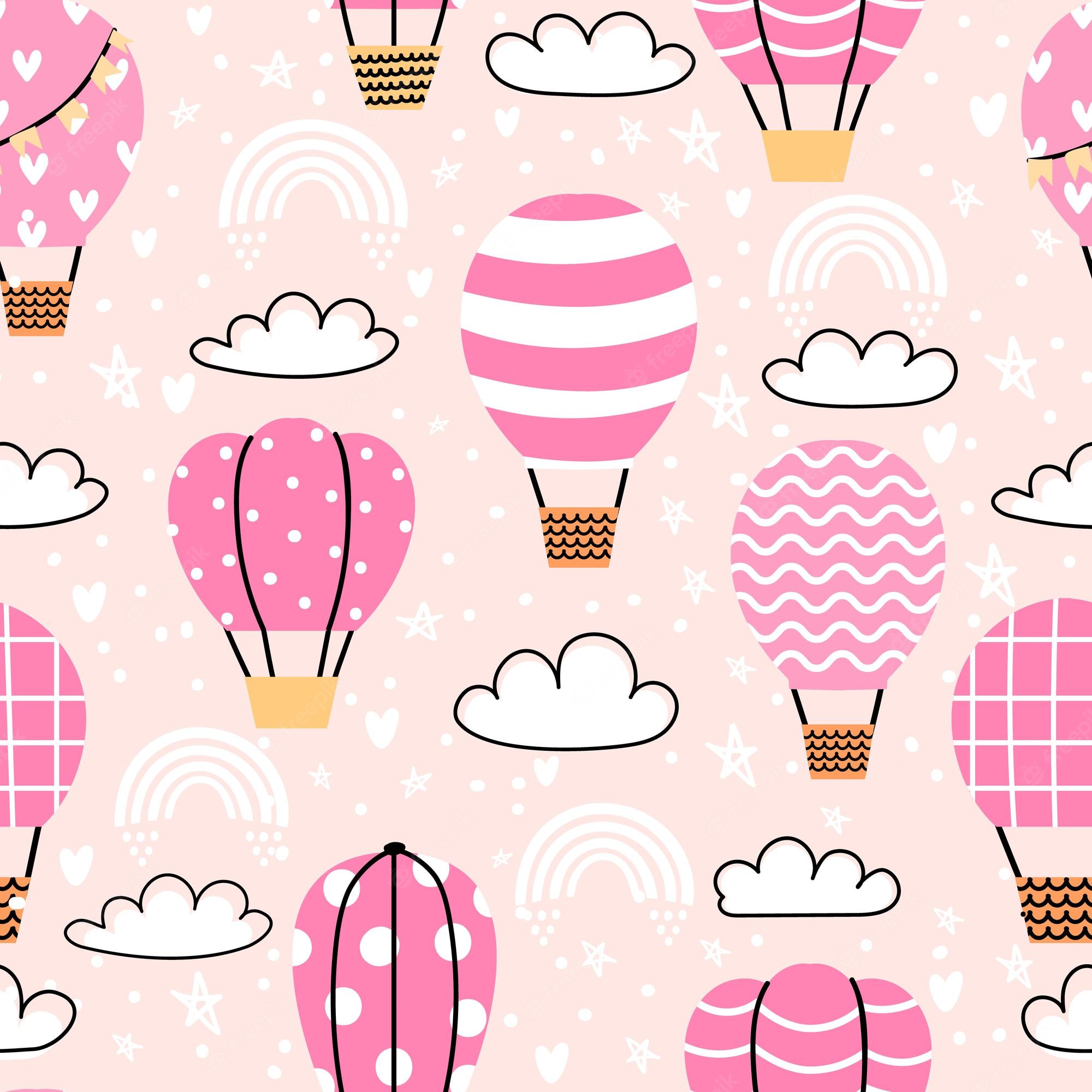 Cartoon Hot Air Balloon Wallpapers