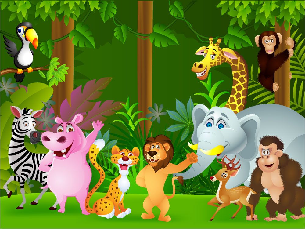 Cartoon Jungle Wallpapers