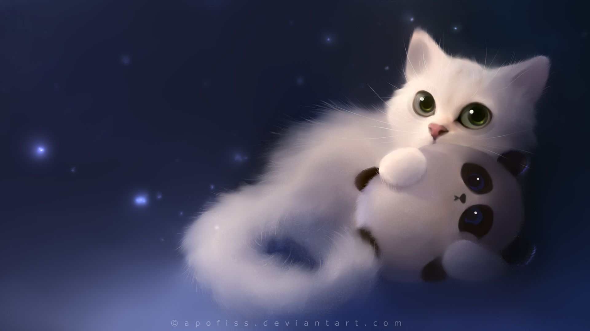 Cartoon Kitten Desktop Wallpapers