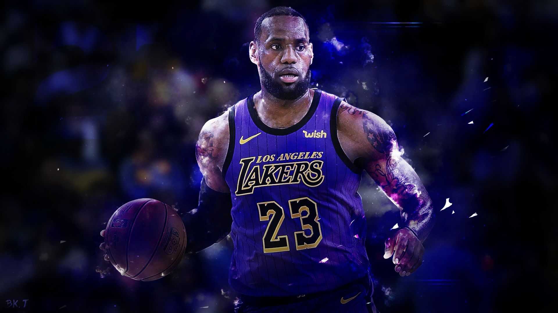 Cartoon Lebron Lakers Wallpapers