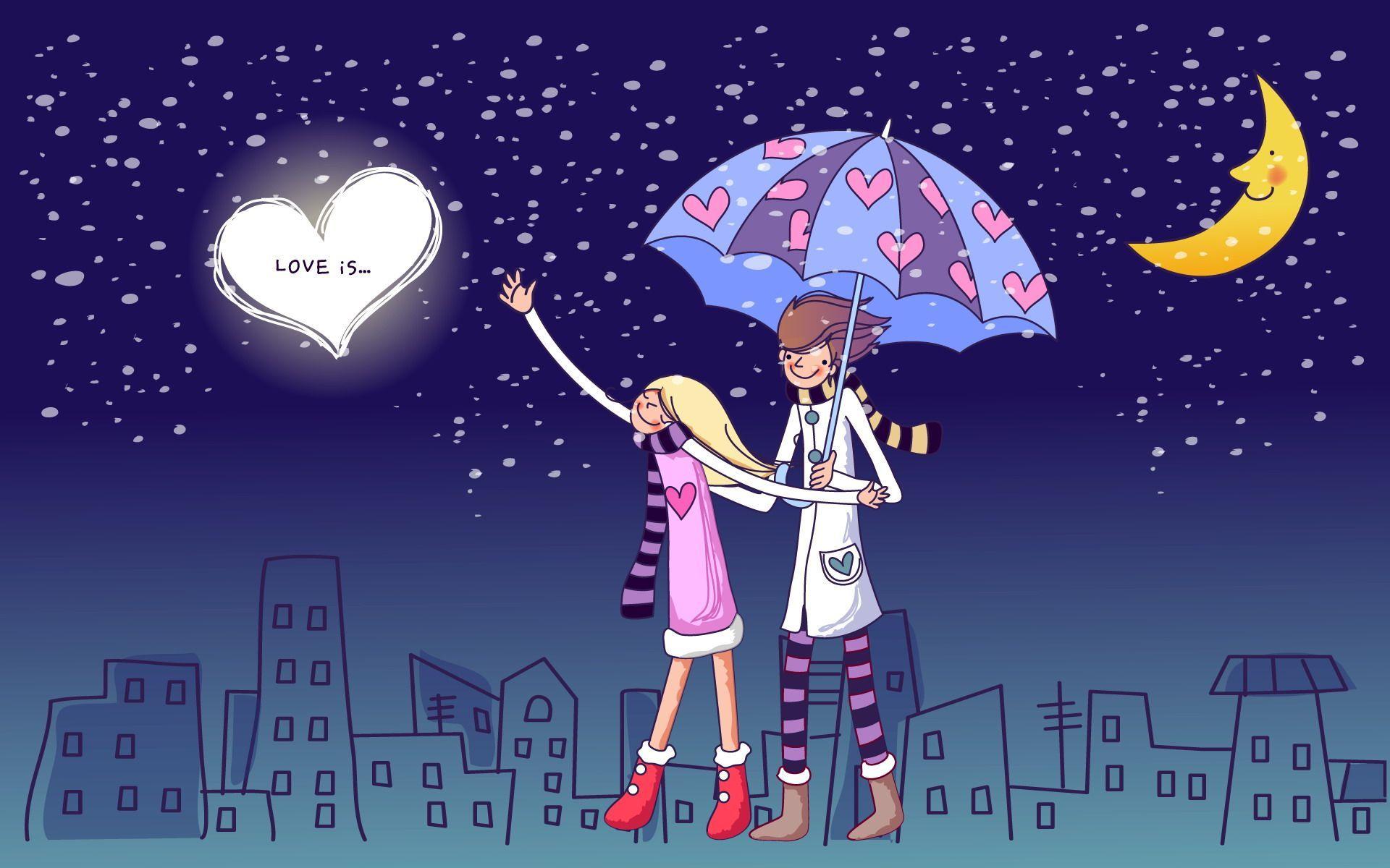 Cartoon Love Hd Wallpapers