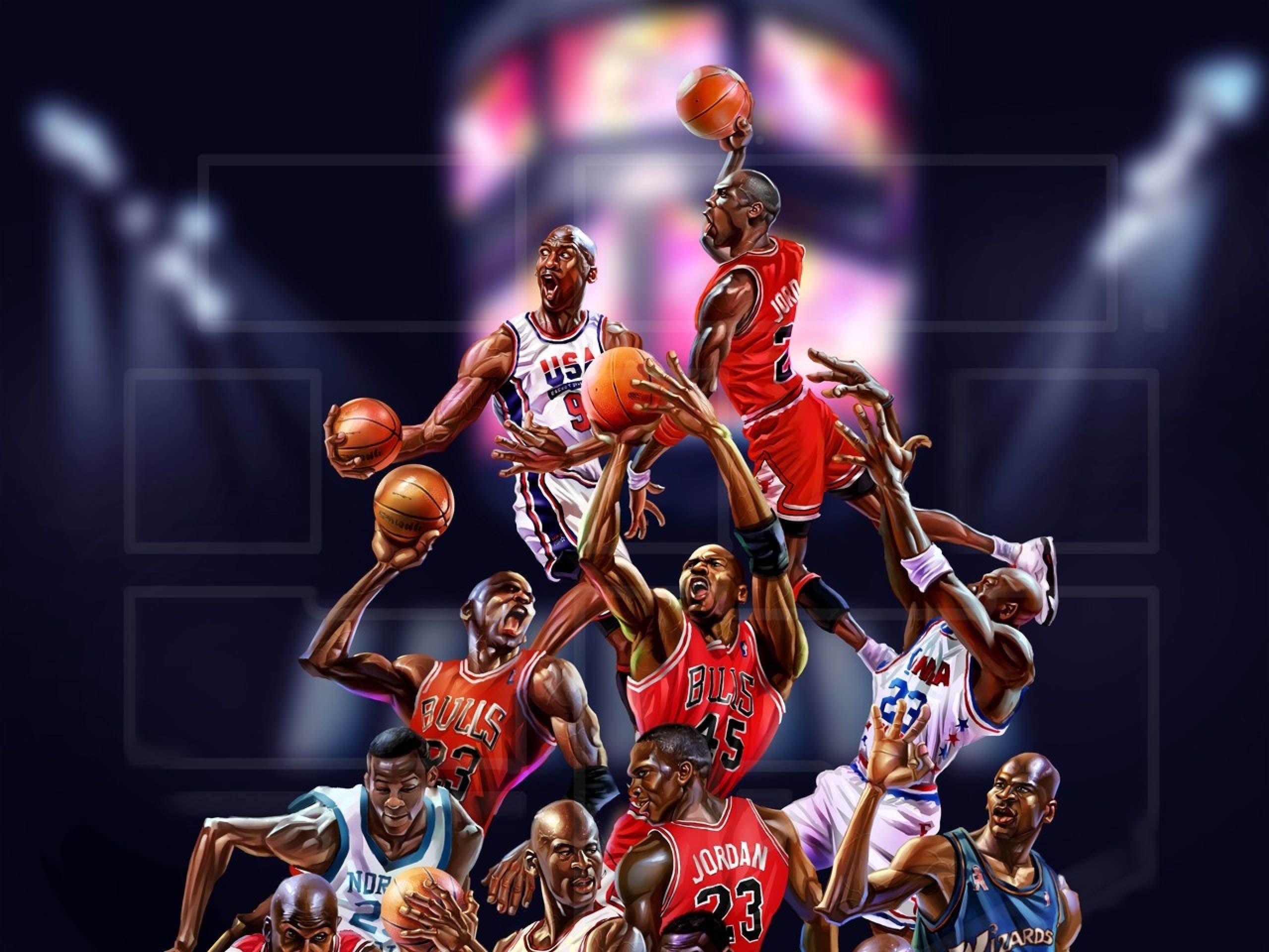 Cartoon Michael Jordan Wallpapers