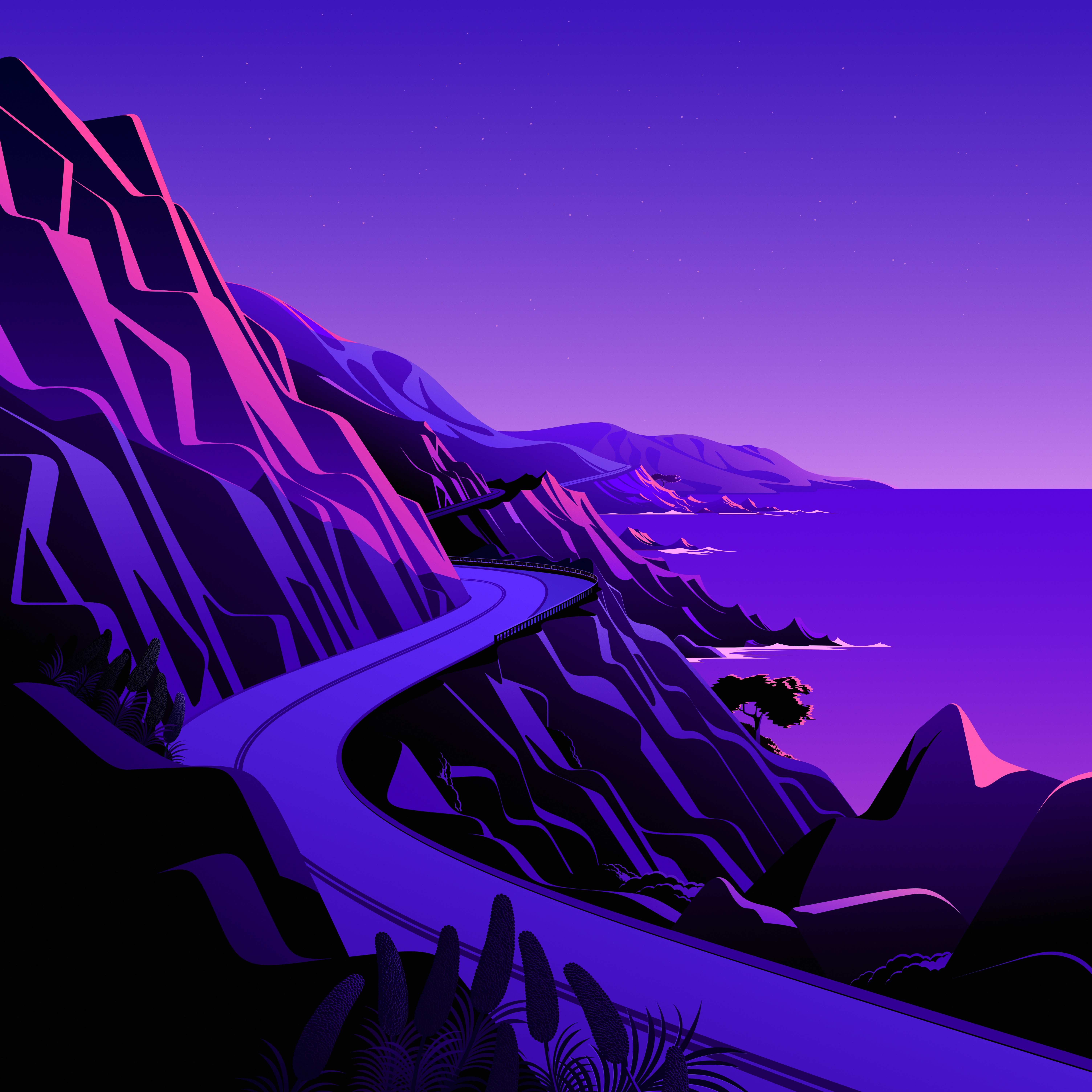 Cartoon Mountain Wallpapers