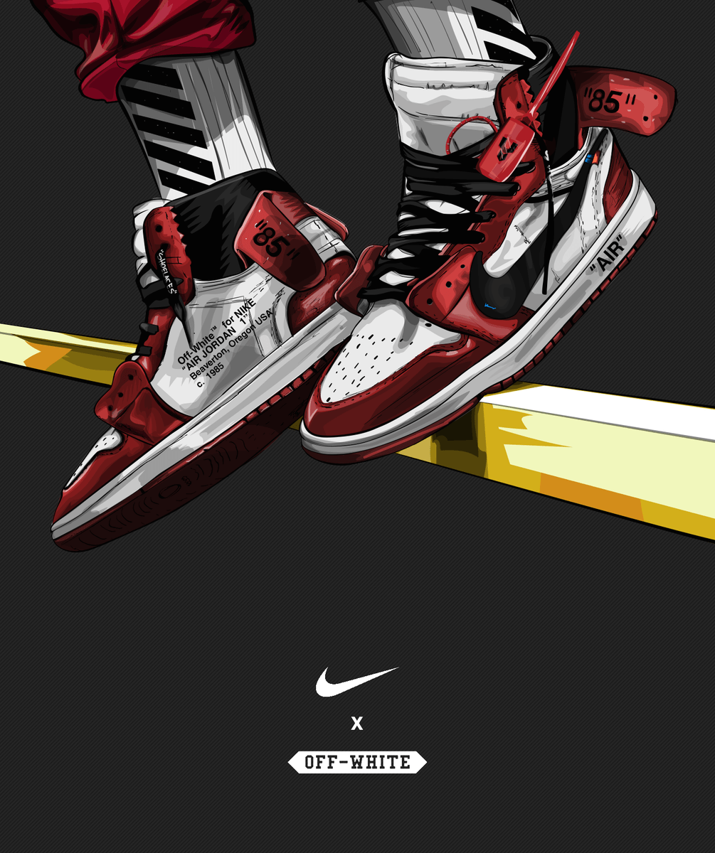 Cartoon Nike Shoes Wallpapers