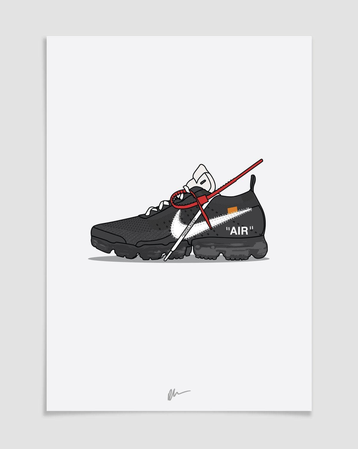 Cartoon Nike Shoes Wallpapers