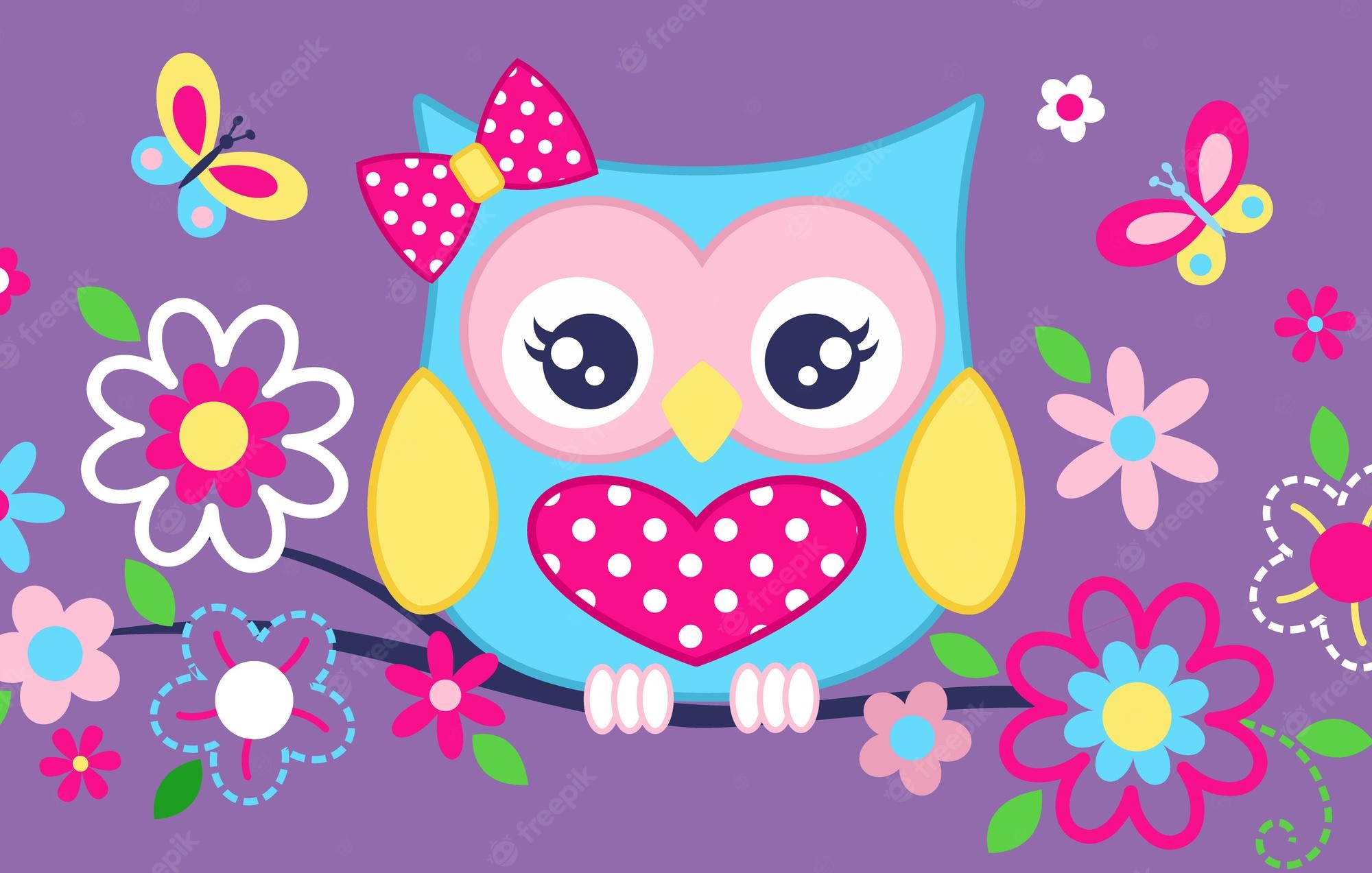 Cartoon Owl Wallpapers