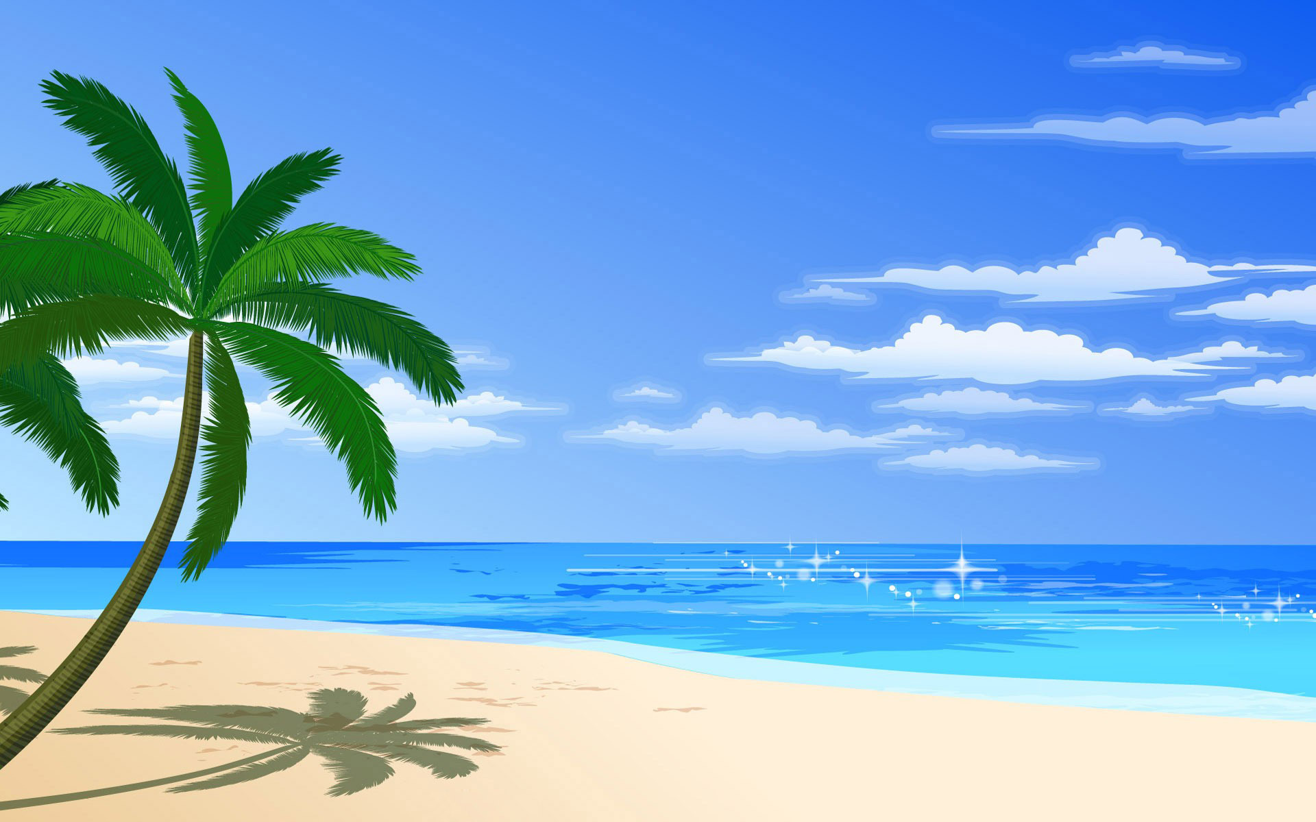 Cartoon Palm Tree Wallpapers