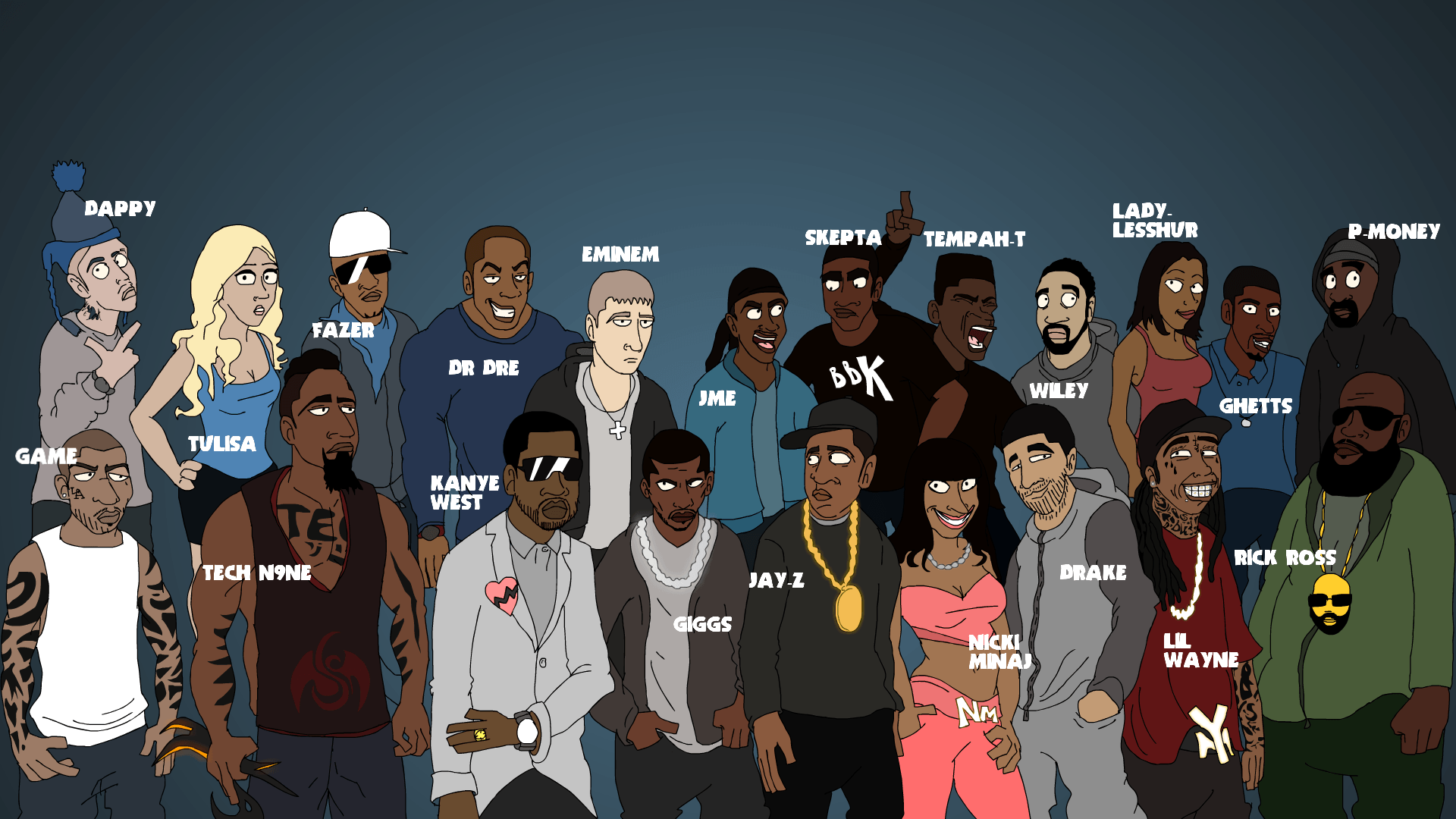 Cartoon Rapper Wallpapers