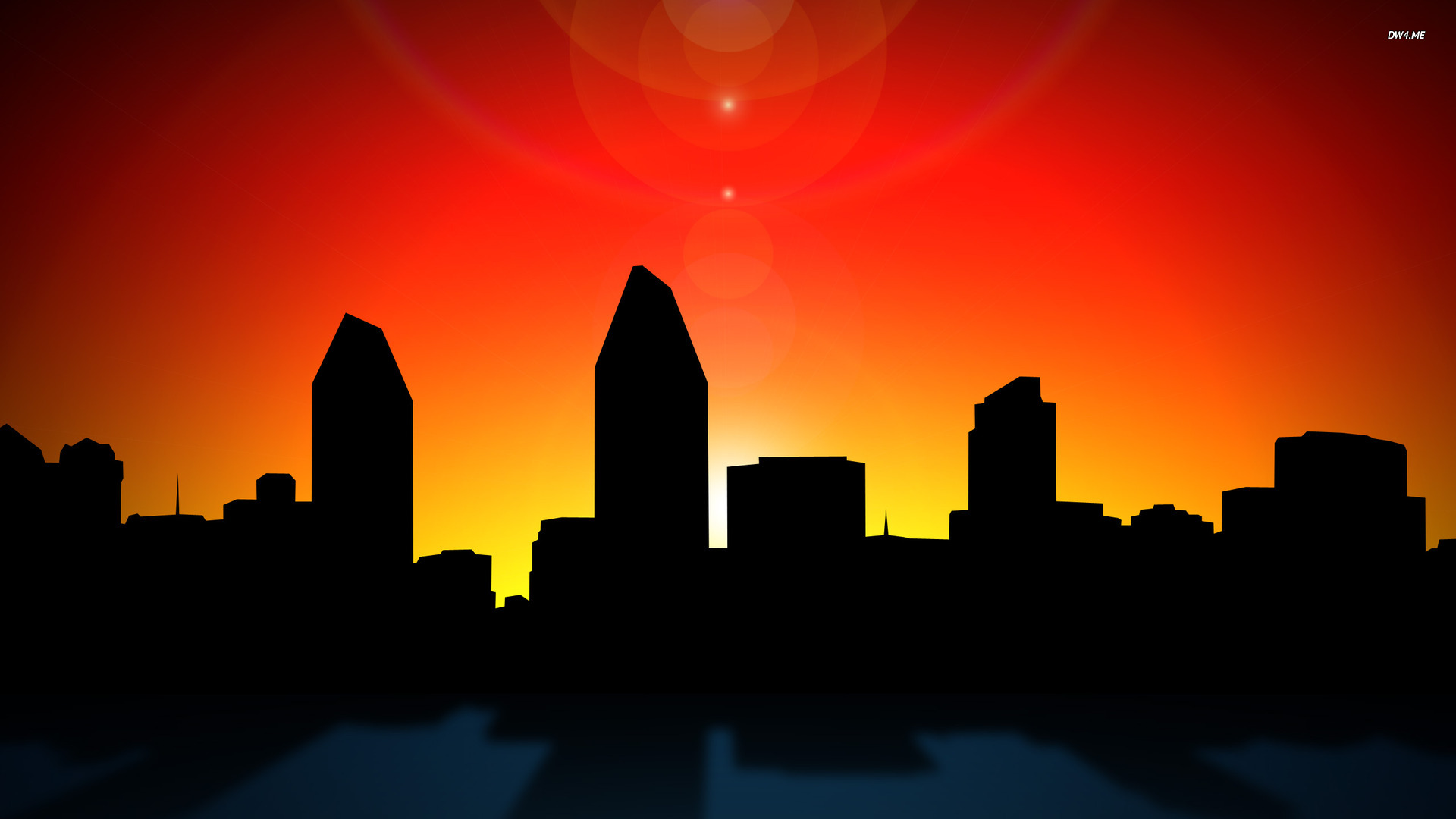 Cartoon Skyline Wallpapers