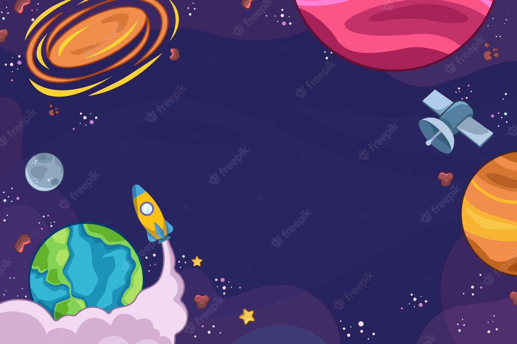 Cartoon Space Wallpapers