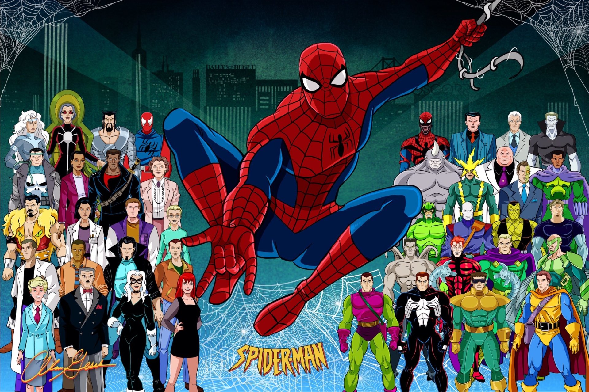 Cartoon Spiderman Wallpapers