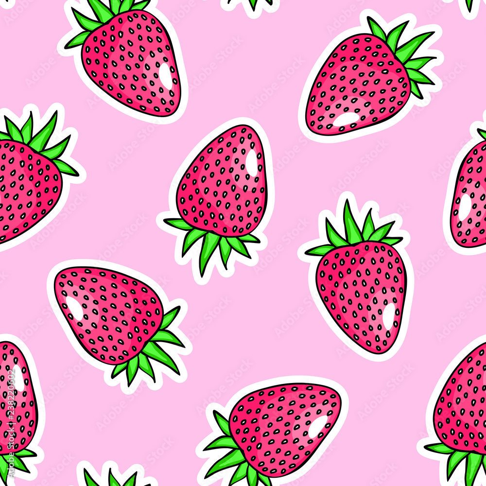 Cartoon Strawberry Wallpapers