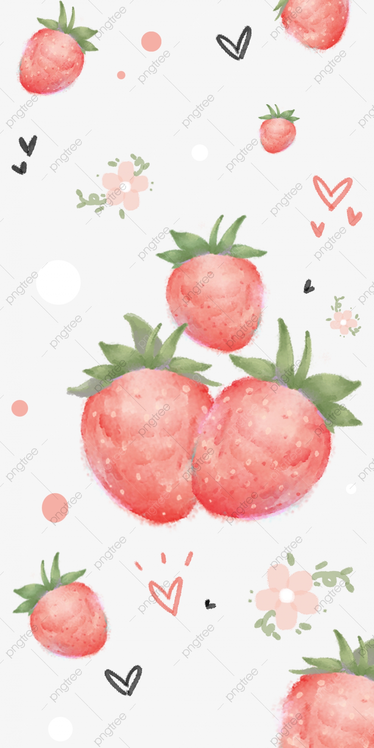 Cartoon Strawberry Wallpapers