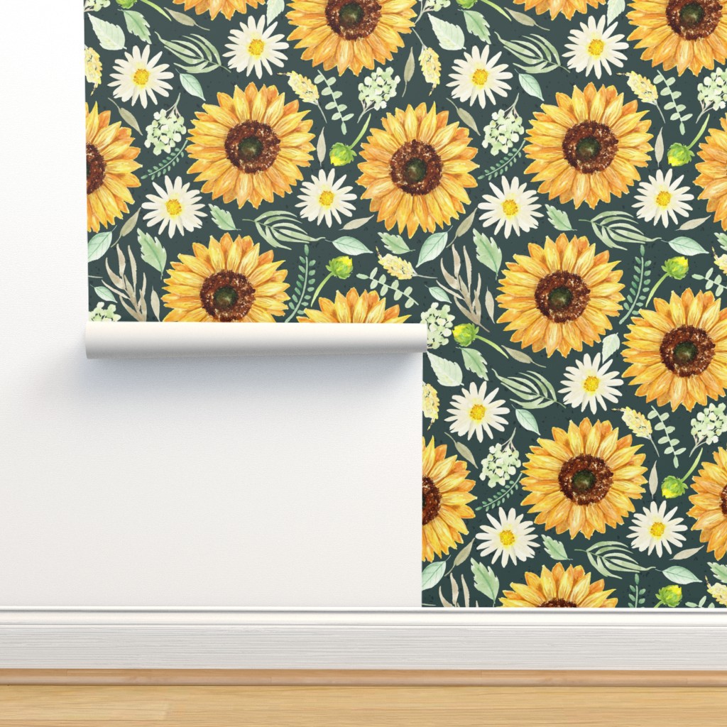 Cartoon Sunflower Wallpapers