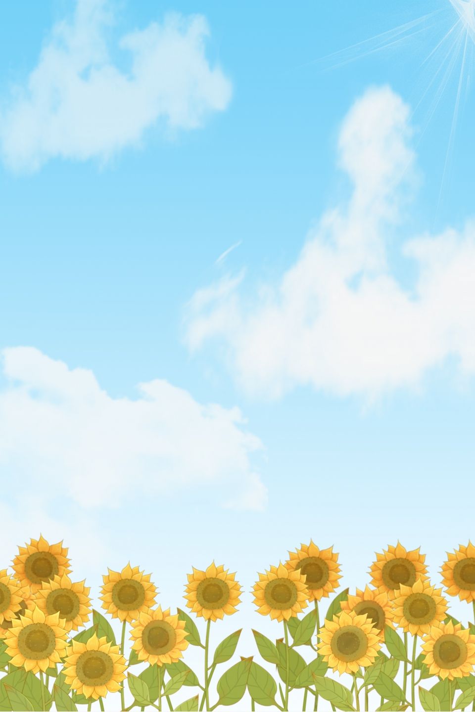 Cartoon Sunflower Wallpapers