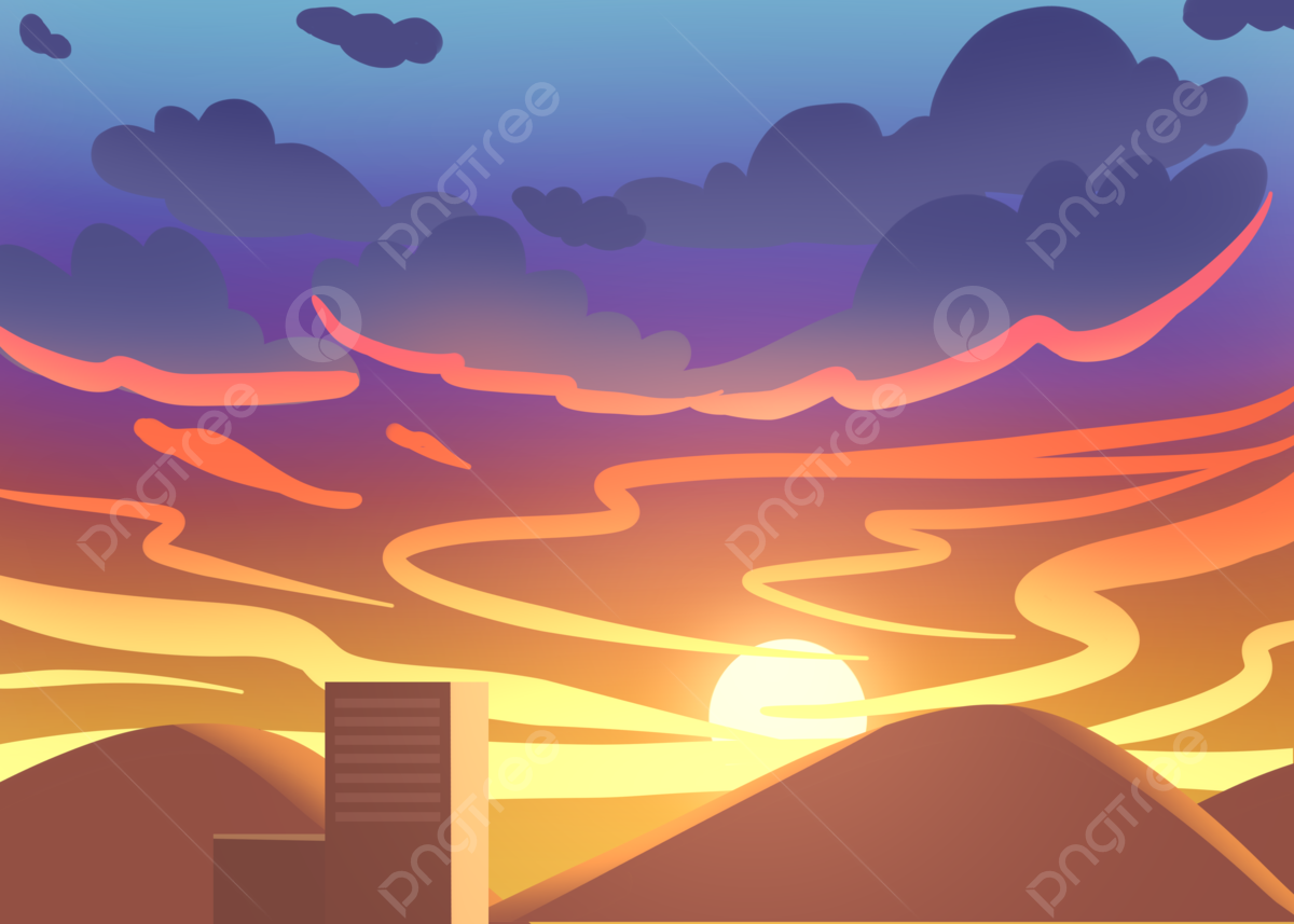Cartoon Sunset Wallpapers